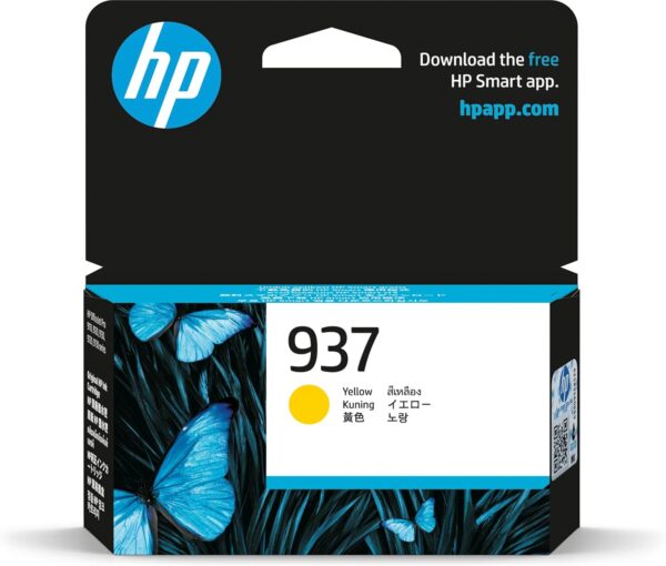 Hp 4S6W4NA HP 937 YELLOW ORIGINAL INK CARTRIDGE