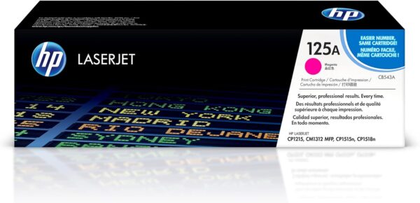 Hp CB543A 125A MAGENTA LJ TONER CART CB543A.