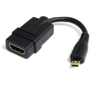 Startech.Com HDADFM5IN 5in HDMI to HDMI Micro Adapter F/M