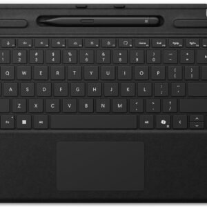 Microsoft Surface 8X8-00155 Surface Pro Signature Type Cover with Surface Slim Pen 2 - Black (Alcantara Fabric) w Copilot Key