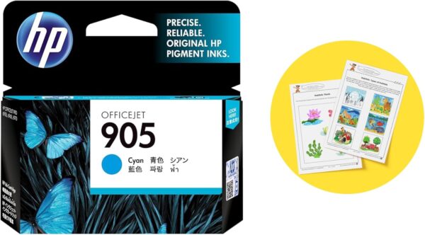 Hp T6L89AA 905 CYAN ORIGINAL INK
