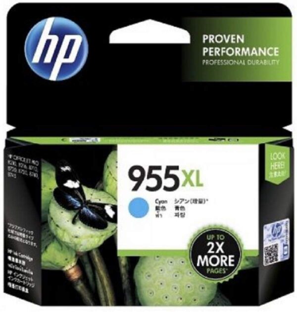 Hp L0S63AA 955XL CYAN ORIGINAL INK CARTRIDGE