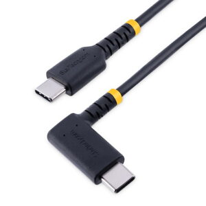 Startech.Com R2CCR-30C-USB-CABLE 1ft USB C Charging Cable Angled 60W PD