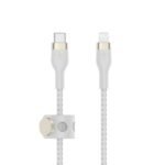Belkin CAA011BT1MWH BOOST CHARGE USB-C to LTG Braided Silic.