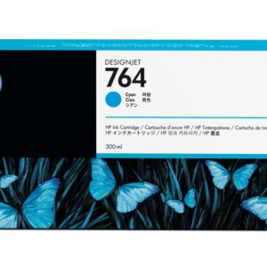 Hp C1Q13A Ink Cartridge No 764 300-ml Cyan