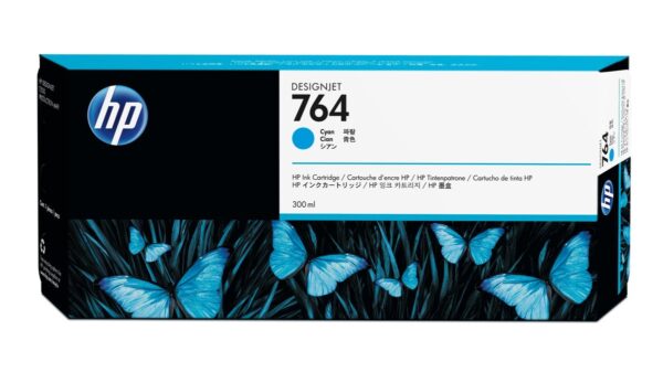 Hp C1Q13A Ink Cartridge No 764 300-ml Cyan