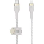 Belkin CAA011BT2MWH BOOST CHARGE USB-C to LTG Braided Silic.