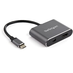 Startech.Com CDP2HDMDP USB-C to HDMI or mDP 2-in-1 Adapter