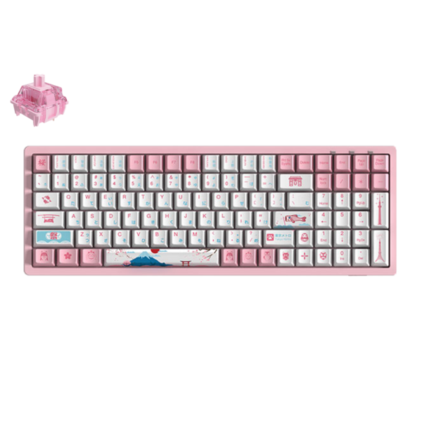 AKKO Keyboard 3096 - World Tour Tokyo R2 (Gateron Pink Linear)