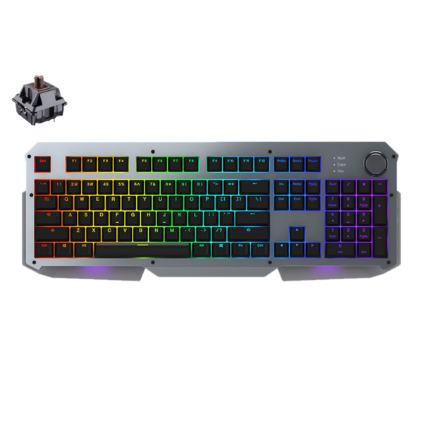 AKKO Keyboard 6104S RGB - (Cherry Brown Tactile)