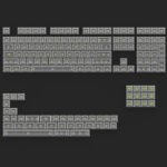 AKKO Clear Transparent Keycap Sets (Full Transparent) Green Characters