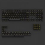 AKKO AK-6925758615754 Akko ASA Clear Transparent Keycaps, Black