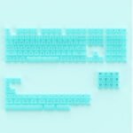 Akko Clear Keycaps, Translucent 155-Key ASA Profile Keyboard Keycaps with Mac Keycaps Set for Mechanical Keyboard (Mint)