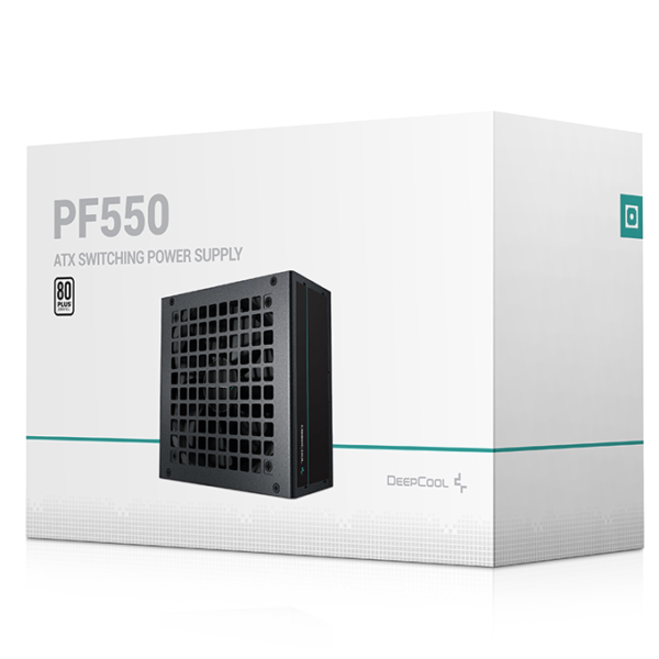 Deepcool PF550 80 PLUS (UK power cord given separately)