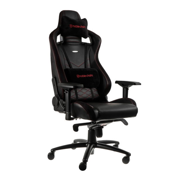 Noblechairs EPIC Gaming Chair - black / red