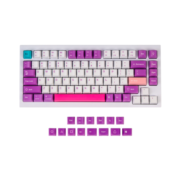 Keychron Keycap - Dye-Sub PBT OEM Profile for Q1/Q2/K2 - "UNICORN"