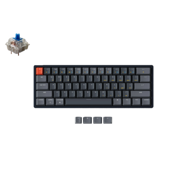 Keychron K12 61 Key RGB Aluminium Hot Swap Gateron Blue Switch