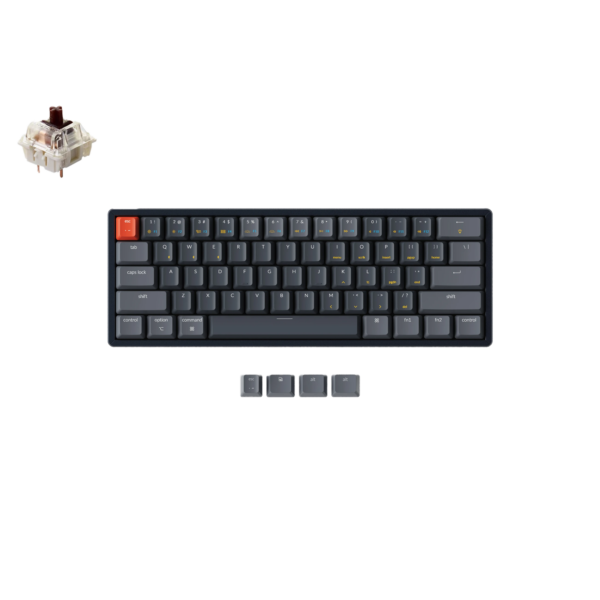 Keychron K12 61 Key RGB Aluminium Hot Swap Gateron Brown Switch