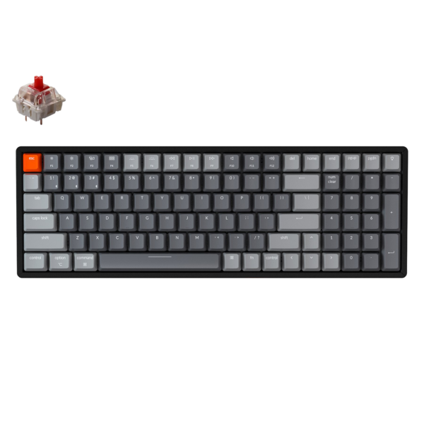 Keychron K4v2 RGB Aluminum Hot Swap Gateron Red Switch