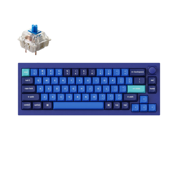 Keychron Q2 Knob - Navy Blue + G. Pro Blue Switch