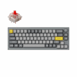 Keychron Q2 Knob - Silver Grey + G. Pro Red Switch