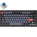 KEYCHRON V1 Knob RGB Hotswap - Frosted Black - Blue Switch