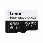 64GB - Lexar® High-Endurance microSDHC/microSDXC™ UHS-I Card
