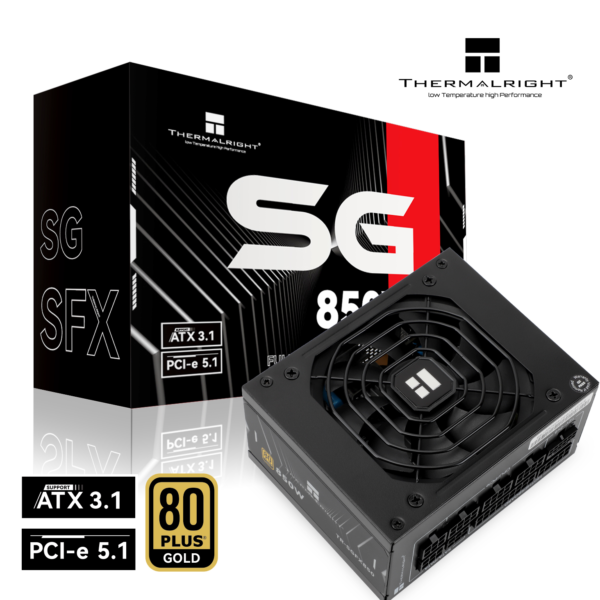 Thermalright SFX 850W Gold Modular ATX3.1+Gen5.1 - Black