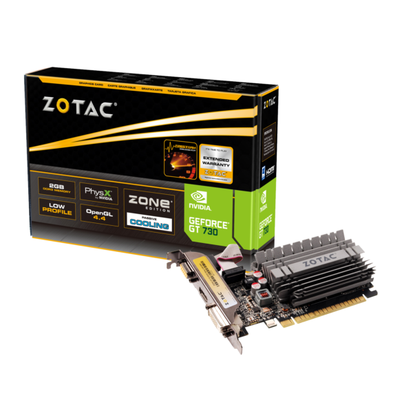 ZOTAC GT 730 ZONE Edition 2GB DDR3