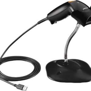 Zebra LS1203-7AZU0100SR LS1203 LASER SCANNER USB BLACK USB KIT S