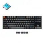 Keychron K1 v5 RGB Optical - Centre Light Gray - Blue Switch