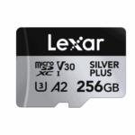 256GB - Lexar® Professional SILVER PLUS microSDXC™ UHS-I Card