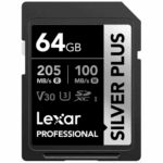 64GB - Lexar® Professional SILVER PLUS SDXC™ UHS-I Card