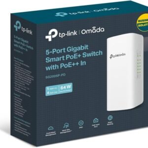 TP-Link SG2005P-PD Omada 5-Port Gigabit Smart Switch with 1-Port PoE++ In and 4-Port PoE+ Out