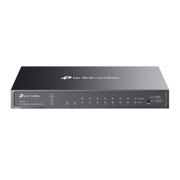 Tp-link Omada 10-Port Gigabit Smart Switch with 8-Port PoE+ SG2210P