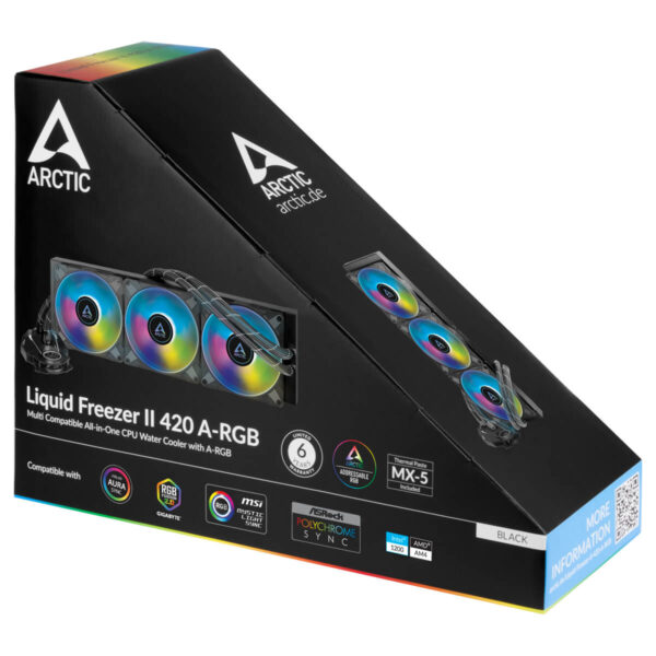 ARCTIC Liquid Freezer II 420mm ARGB Black (LGA1700+AM5 - Image 3