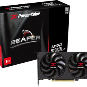 PowerColor Radeon RX 9060 XT Reaper 16GB GDDR6 PCI-Express Graphics Card-RX9060XT 16G-A