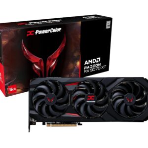 PowerColor RX9070XT 16G-E/OC Red Devil AMD Radeon RX 9070 XT 16GB GDDR6