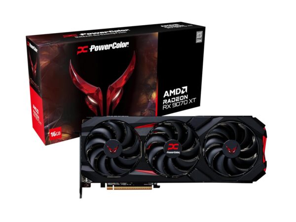 PowerColor RX9070XT 16G-E/OC Red Devil AMD Radeon RX 9070 XT 16GB GDDR6