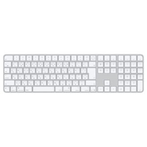APPLE MXK73JX/A Magic Keyboard with Touch ID and Numeric Keypad for Mac models with Apple silicon - Japanese - White Keys