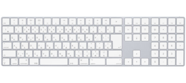 APPLE MXCJ3ML/A Magic Keyboard with Numeric Keypad - Japanese - Silver