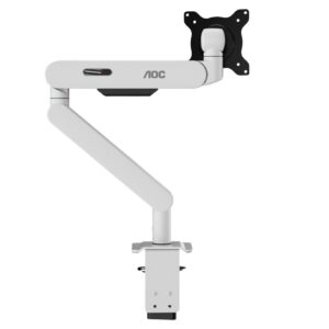 AOC AM406W White Desk-mount monitor arm with Alloy Structure