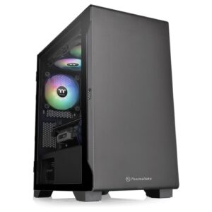THERMALTAKE CA-1Q9-00S1WN-00 S100 MATX CASE WITH TG - BLACK