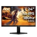 AOC Q24G4E 23.8 Inch FAST IPS QHD 0.5MS 180HZ ADAPTIVE-SYNC FLICKER FREE Gaming Monitor