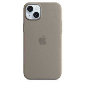 Apple MXQU3FE/A iPhone 15 Plus Silicone Case with MagSafe - Clay