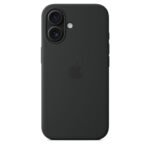 Apple MYY13FE/A iPhone 16 Silicone Case with MagSafe - Black