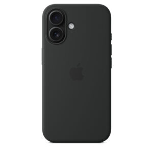 Apple MYY13FE/A iPhone 16 Silicone Case with MagSafe - Black