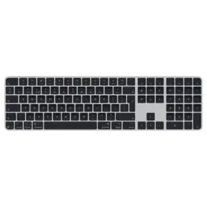 APPLE MXK83BX/A Magic Keyboard with Touch ID and Numeric Keypad for Mac models with Apple silicon - British English - Black Keys