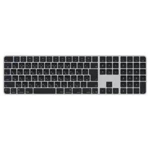 APPLE MXK83JX/A Magic Keyboard with Touch ID and Numeric Keypad for Mac models with Apple silicon - Japanese - Black Keys