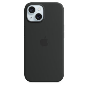 Apple MXPD3FE/A iPhone 15 Silicone Case with MagSafe - Black